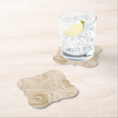 Papieren Rozen Sepia Kartonnen Onderzetters (Insitu)