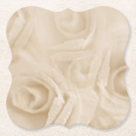 Papieren Rozen Sepia Kartonnen Onderzetters