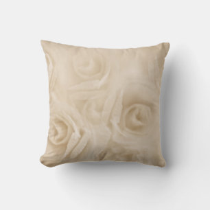 Papieren Rozen Sepia Kussen