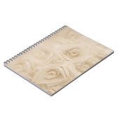 Papieren Rozen Sepia Notitieboek (Linkerzijde)