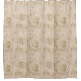 Papieren Rozen Sepia Shower-gordijn Douchegordijn