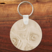 Papieren Rozen Sepia Sleutelhanger (Voorkant)