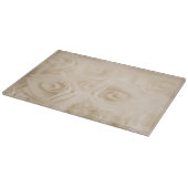Papieren Rozen Sepia Snijplank (Hoek)