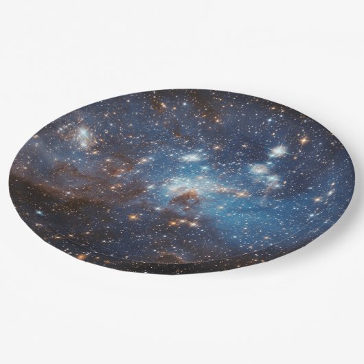 Papieren ruimtevaartBorden - sterrenstelsel Papieren Bordje (Gekanteld)