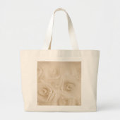 Papieren sepia-Rozen Grote Tote Bag (Voorkant)