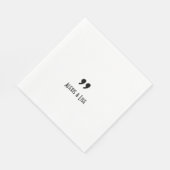 Papieren servet Apostrophe (Hoek)