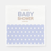 Papieren servet Baby shower. (Voorkant)