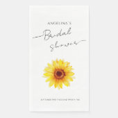 Papieren servet Bruiloft sunflower (Voorkant)
