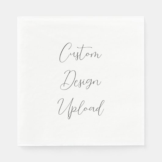 Papieren servet Custom Design Upload (Voorkant)