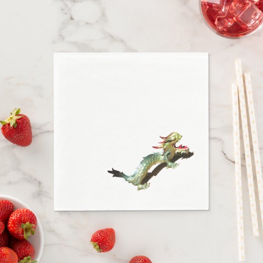 Papieren servet - Draak met schaduw (Insitu)