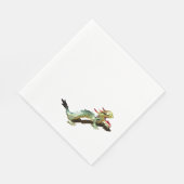 Papieren servet - Draak met schaduw (Hoek)