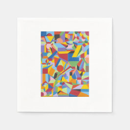 Papieren servet Helder Bold Fun Design van Fine Ar