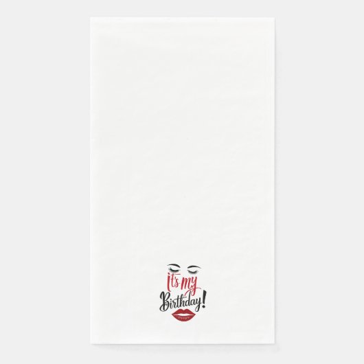 Papieren servet - Het is mijn verjaardag (Voorkant)