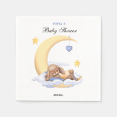 Papieren servet met een schattig konijntje. (Voorkant)