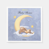 Papieren servet met een schattig konijntje. (Voorkant)