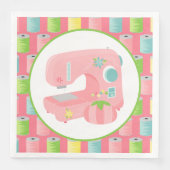 Papieren servet met naaiveaus (Voorkant)