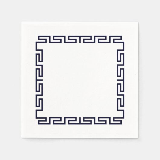 Papieren servet "Mykonos" (Voorkant)