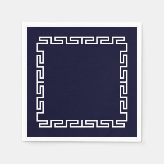 Papieren servet "Mykonos" (Voorkant)