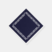 Papieren servet "Mykonos" (Hoek)