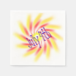 Papieren servet - Pinwheels Fireworks