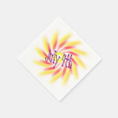 Papieren servet - Pinwheels Fireworks (Hoek)