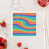 Papieren servet Rainbow Pride Swirl (Insitu)