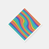 Papieren servet Rainbow Pride Swirl (Hoek)