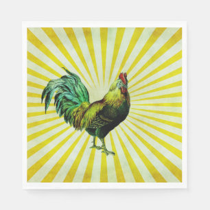 Papieren servet Rise and Shine