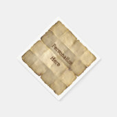 Papieren servet van perkamentpapier (Hoek)