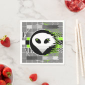 Papieren servet voor Alien-tv (Insitu)
