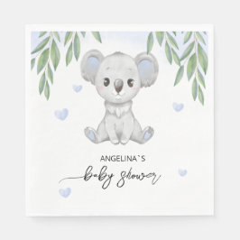 Papieren servet voor baby shower.