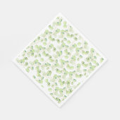 Papieren servet voor baby shower (Hoek)