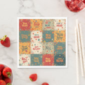 Papieren servet voor nieuwjaarsfeest (Insitu)