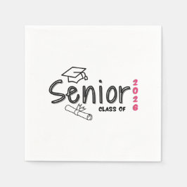 Papieren servet voor seniorklas 2026