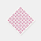 Papieren servet voor Valentijnsdag (Hoek)