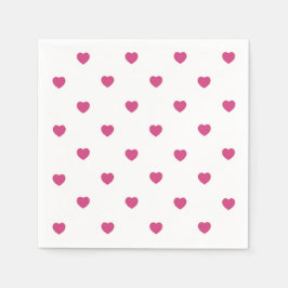 Papieren servet voor Valentijnsdag