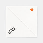 Papieren servetten, 4,75 inch x 4,75 inch servet (Voorkant)