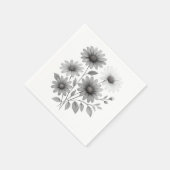 Papieren servetten 50 ct - Daisy Print - Corrine & (Hoek)