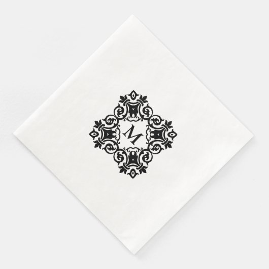 Papieren servetten-aangepaste brief servet (Hoek)