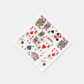 Papieren servetten, Ace speelkaarten Servet (Hoek)