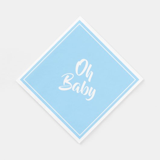 Papieren servetten-baby boy servet (Hoek)