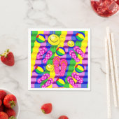 Papieren servetten, Beach Sun Teenslippers Servet (Insitu)