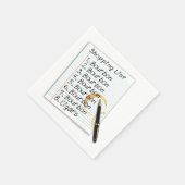 PAPIEREN SERVETTEN - BOURBON LIEFHEBBERS SHOPPING  (Hoek)