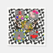 Papieren servetten, Cat Dog  Servet (Voorkant)