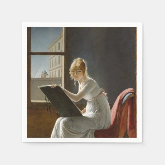 Papieren servetten Charlotte du Val d'Ognes Viller (Voorkant)