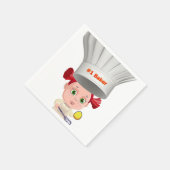 Papieren servetten, Chef Baker Bakkerij Servet (Hoek)