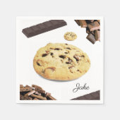 Papieren servetten, chocoladekoekjes servet (Voorkant)