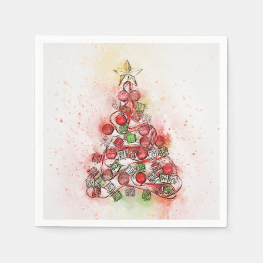 Papieren Servetten. Christmas. Servet (Voorkant)