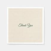 Papieren servetten "Dank je" (Voorkant)