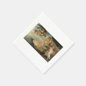 Papieren servetten De geboorte van Venus Sandro Bo (Hoek)